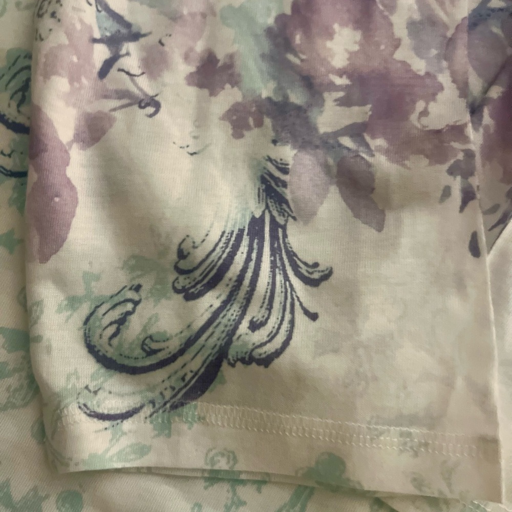 Chico's Weekends Size 12 Women’s Floral 3/4 Sleeve Top - Vibrant, Comfort, NWT - Picture 6 of 6